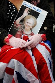 Londra, i preparativi per il funerale della Thatcher 4