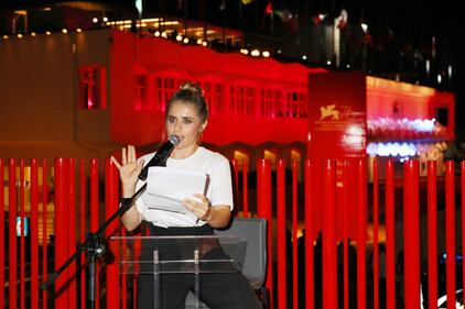 Greta Scarano e Alessandro Borghi al "Campari Lounge" 5