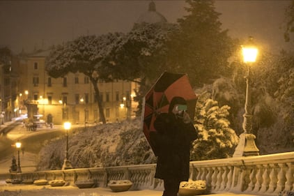 Dai Fori Imperiali al Colosseo: Roma imbiancata 3