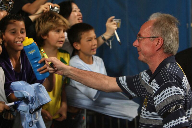 Eriksson, le immagini di una vita dedicata al calcio 2