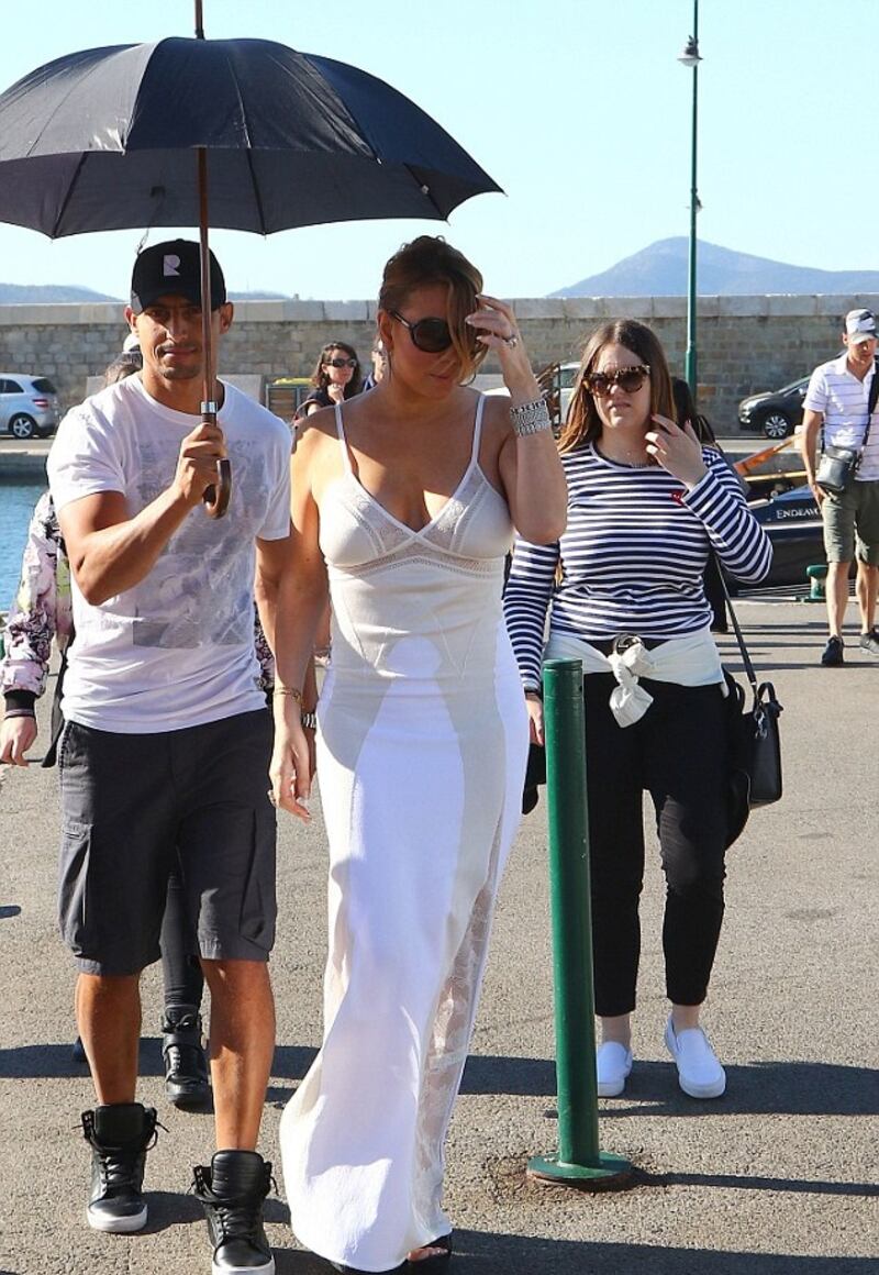 Mariah Carey, tutte le foto a Saint Tropez 34