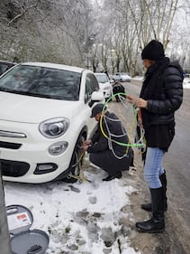 Neve e gelo sui Castelli romani 7