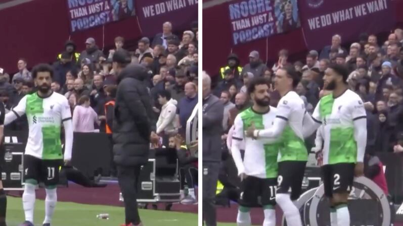 Liverpool, scoppia la lite a bordocampo tra Klopp e Salah: cosa è successo