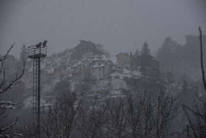 Maltempo, la neve nelle zone terremotate 8
