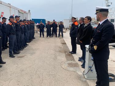 Sara Kelany e Francesco Filini in missione a Lampedusa 2