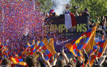 Ecco i festeggiamenti dei grandi club europei di calcio 2