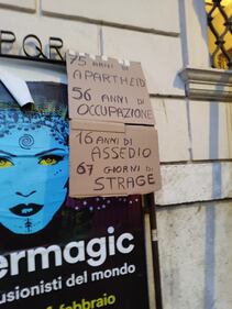 Sinistra radicale in corteo: "Palestina Libera" 7