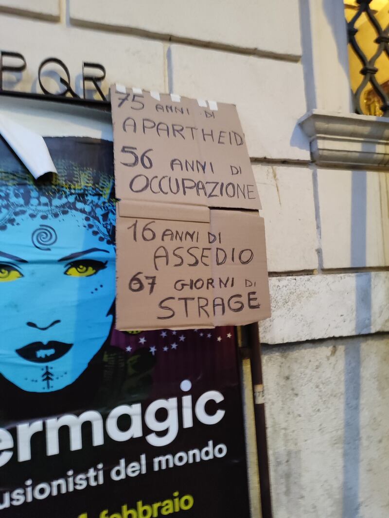 Sinistra radicale in corteo: "Palestina Libera" 7