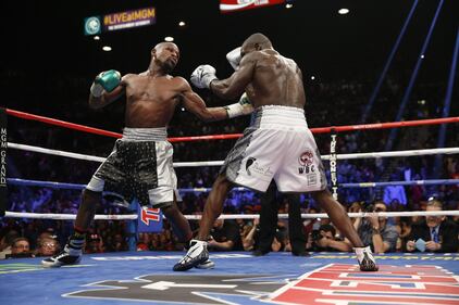 Il match tra Floyd Mayweather e Andre Berto 1