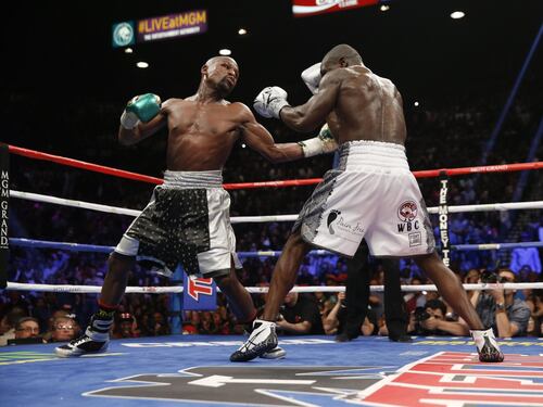 Il match tra Floyd Mayweather e Andre Berto