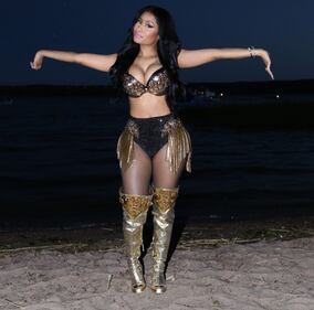 Nicki Minaj e i leggings trasparenti 10
