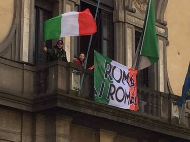 La protesta dell'estrema destra al fianco dei senza casa italiani 5