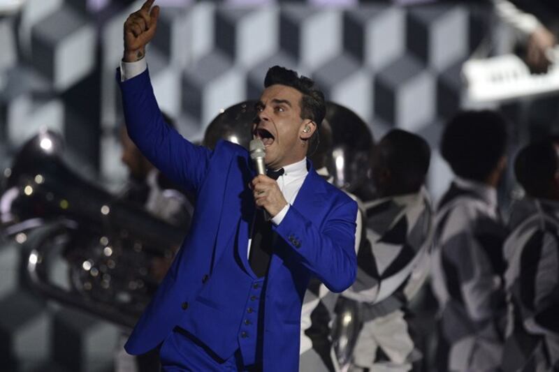 Robbie Williams e la moglie Ayda Field 10