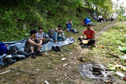 I migranti bloccati in Bosnia 3