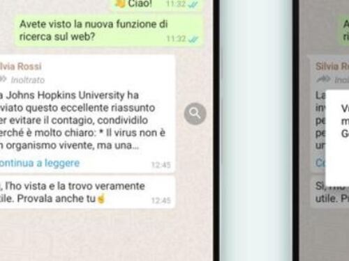 WhatsApp, ecco a cosa serve la nuova icona accanto ai messaggi