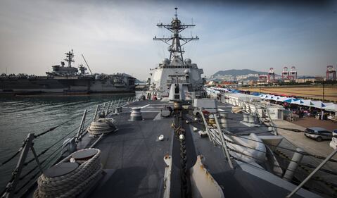 La portaerei Carl Vinson 7