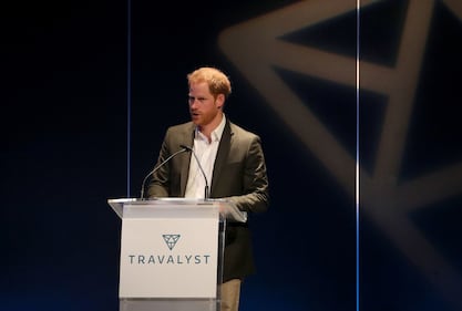 Principe Harry, le foto del convegno sul turismo 6