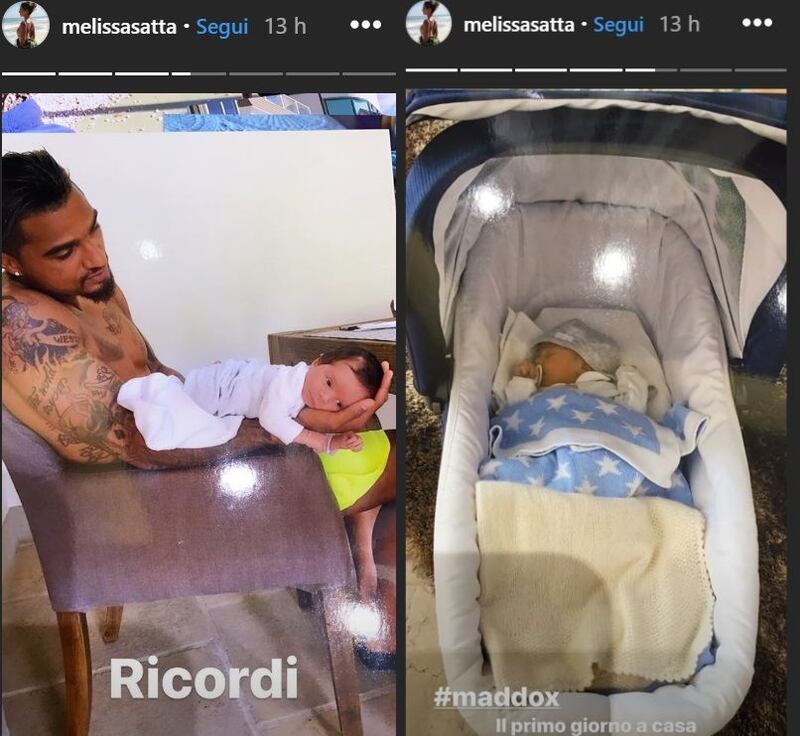 Melissa Satta ricordi social