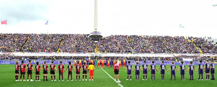 L'omaggio della Fiorentina a Davide Astori 8