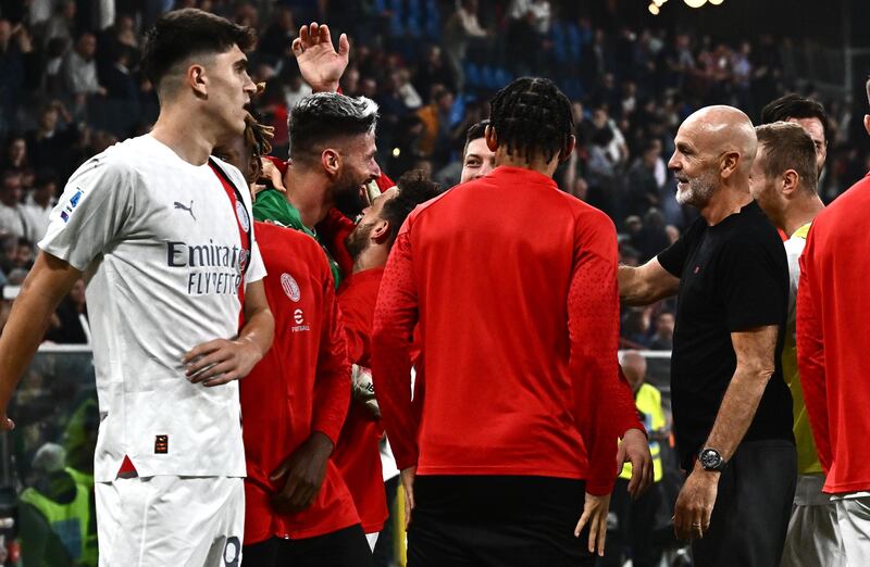 Giroud Pioli Genoa Milan