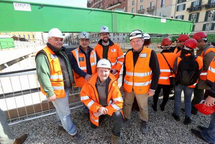 Milano, lo scavo della metro blu 13