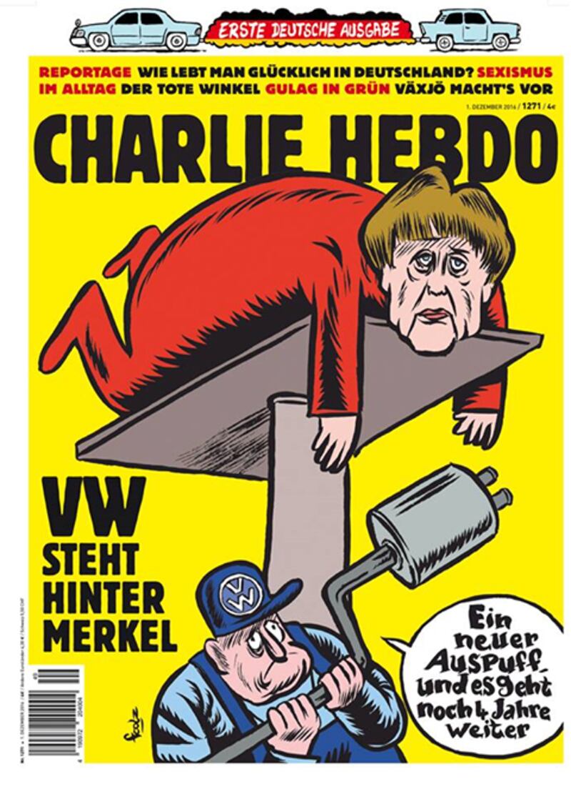 Il primo numero tedesco di Charlie Hebdo