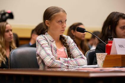 Greta Thunberg parla al Congresso Usa 2