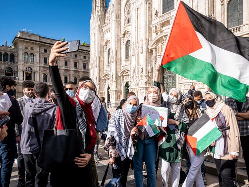 Manifestazione per la Palestina