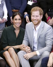 Meghan Markle felice con il Principe Harry 7