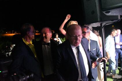 Piccolo incidente per Massimo Boldi all'Ischia Film Fest 3