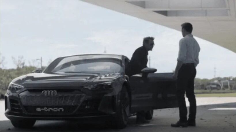 L'Audi e-tron di Tony Stark faceva rumore