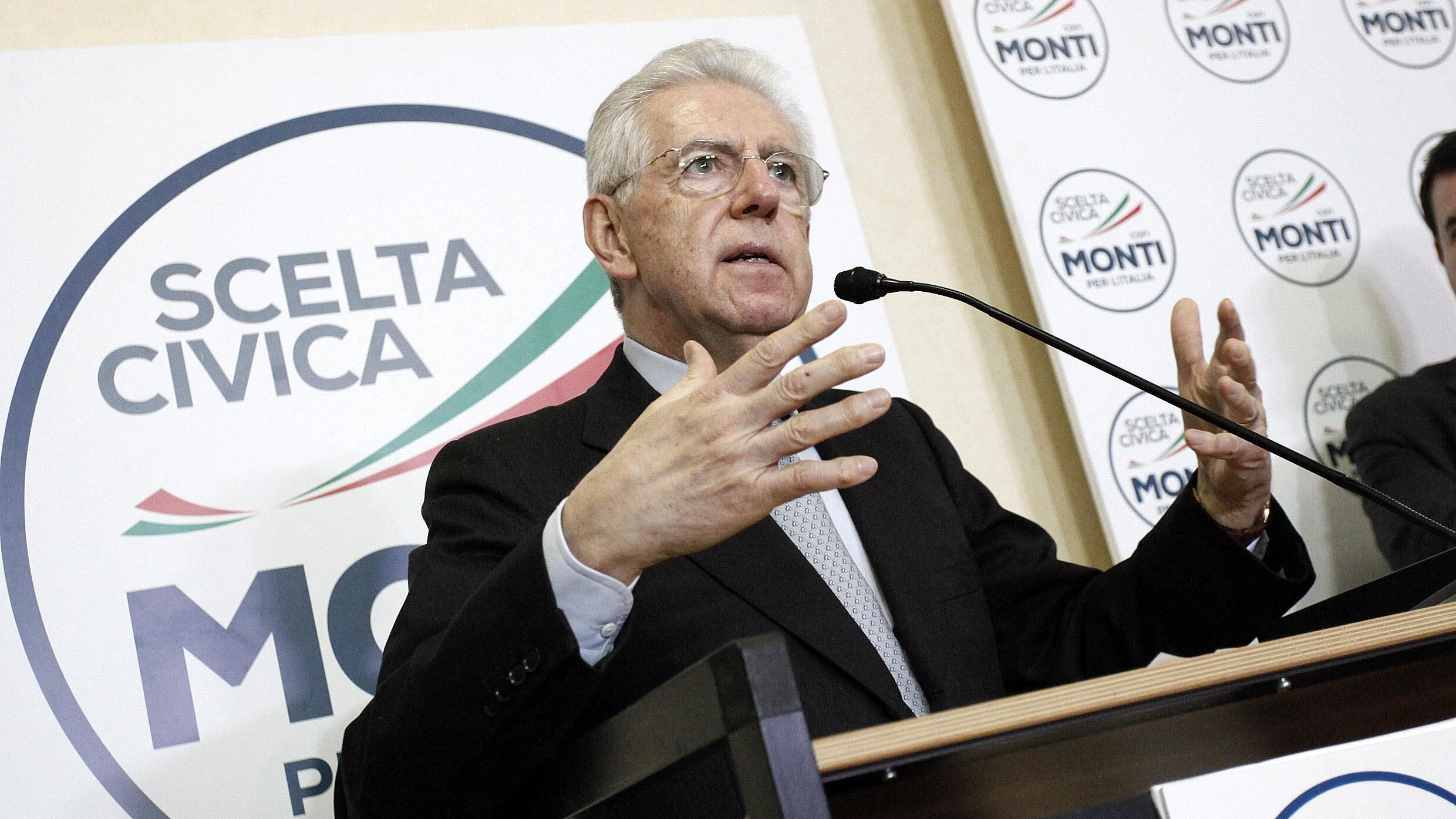 Mario Monti si dimette da Scelta Civica. Al suo posto Bombassei