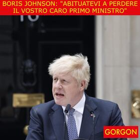 La satira del giorno. La frase choc di BoJo 1