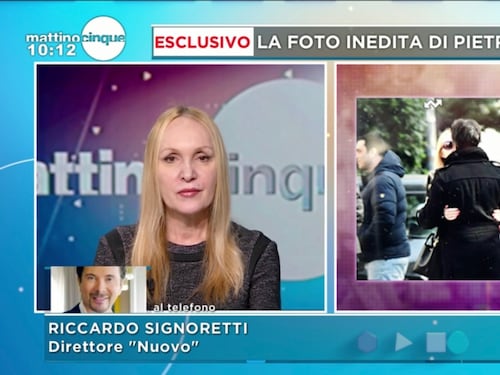 Gf Vip, la foto di Delle Piane e Fiore Argento "a distanza di bacio"