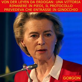 Ecco la satira del giorno. La rivincita della Von der Leyen 1
