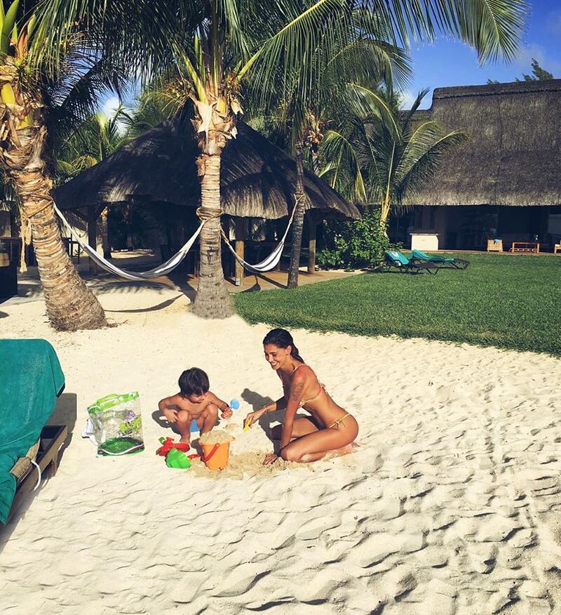 Belen in vacanza alle Mauritius 2
