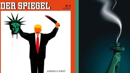 Due copertine choc: i media all'assalto di Trump