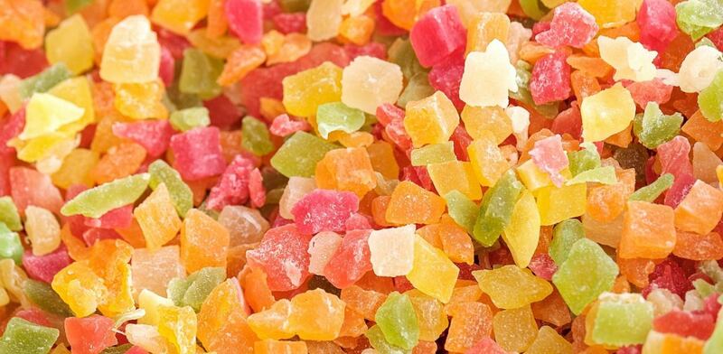 Frutta candita