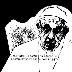 La vignetta del giorno: Sua Santità ridefinisce la proprietà privata 1