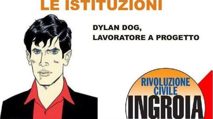 Il giustizialista Ingroia «ruba» Dylan Dog