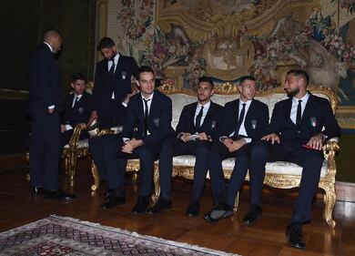 Mattarella riceve l'Italia al Quirinale: le foto della celebrazione dei 120 anni della Figc 3