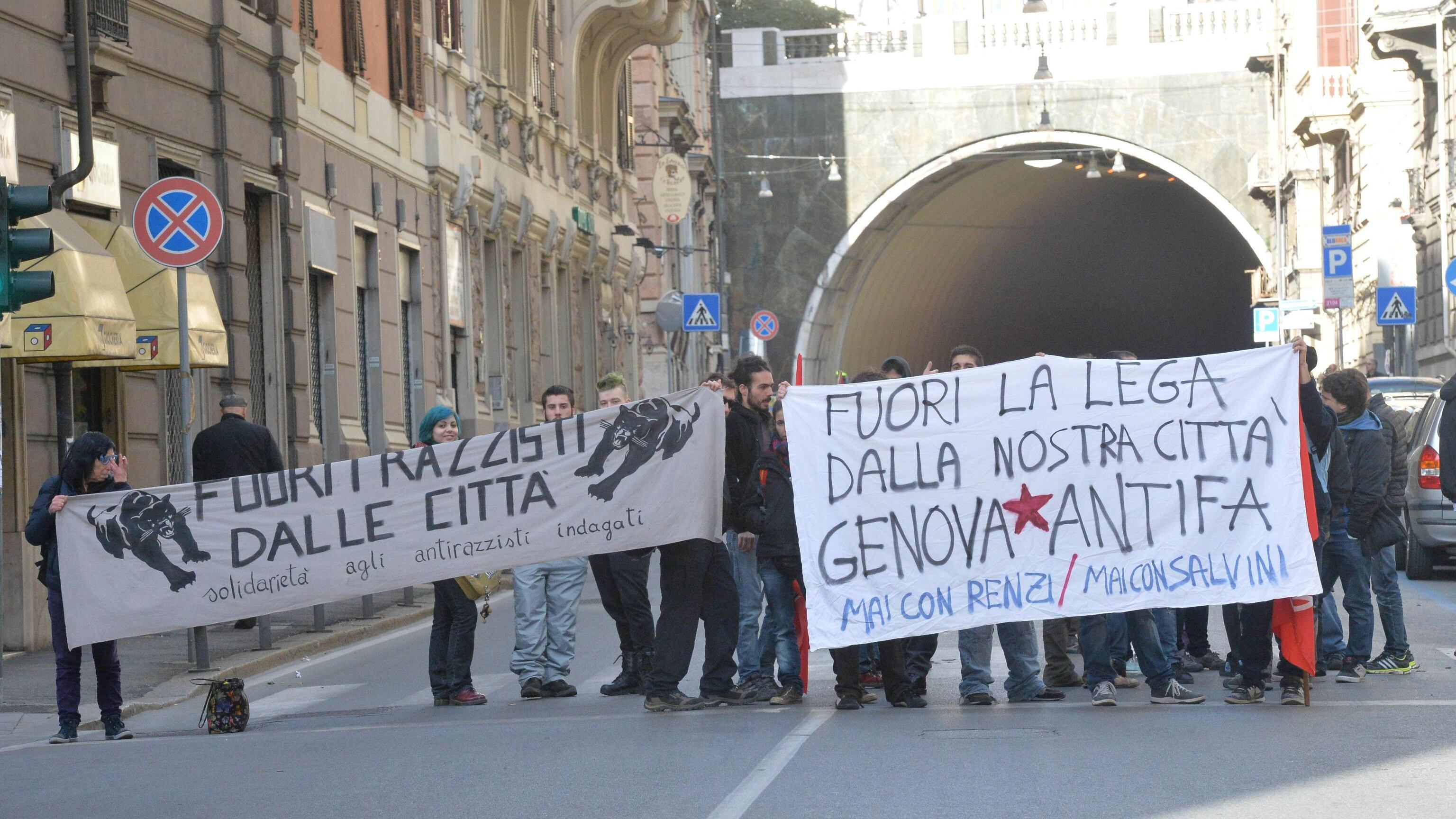 Salvini: "Zaia non si tocca" Contestazioni a Genova