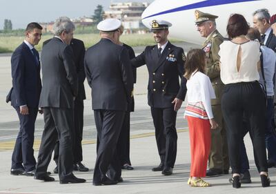 Salvatore Girone atterra a Roma 6