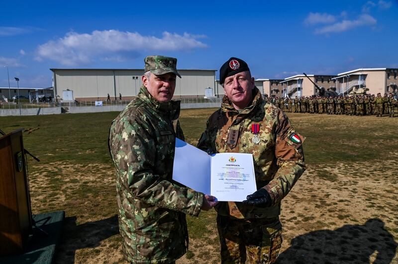 In Bulgaria avvicendamento al comando del Multinational Battle Group 3