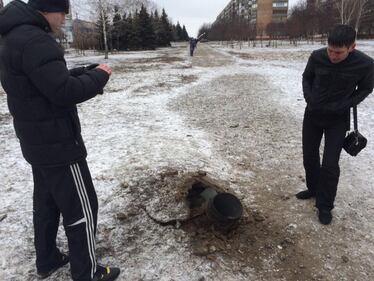 Ucraina, razzi a Kramatorsk 5