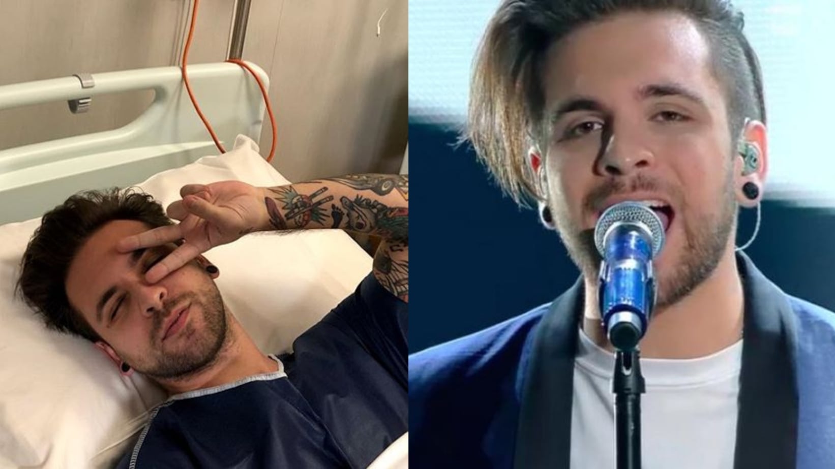 Alessio Bernabei scrive ai fan dall'ospedale: "Ho tolto le tonsille"
