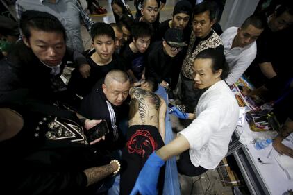 La festa internazionale del tatuaggio a Shangai 1