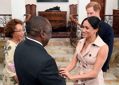 Meghan Markle e il Principe Harry, le foto in Africa 10
