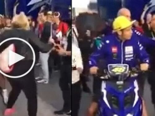 MotoGp, dopo il calcio guai in arrivo per Rossi. La tifosa vuole denunciarlo