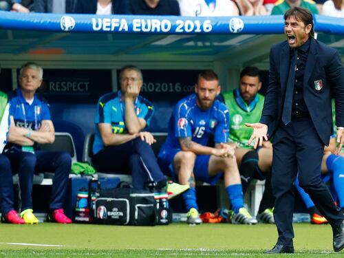 Italia, emergenza a centrocampo. Conte preoccupato per De Rossi
